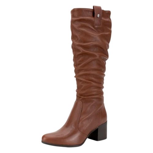 Bota Feminina Bottero Torino Cano Alto Marrom 02