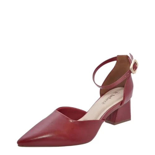 Sapato Feminino Bebece Salto Baixo verm 02